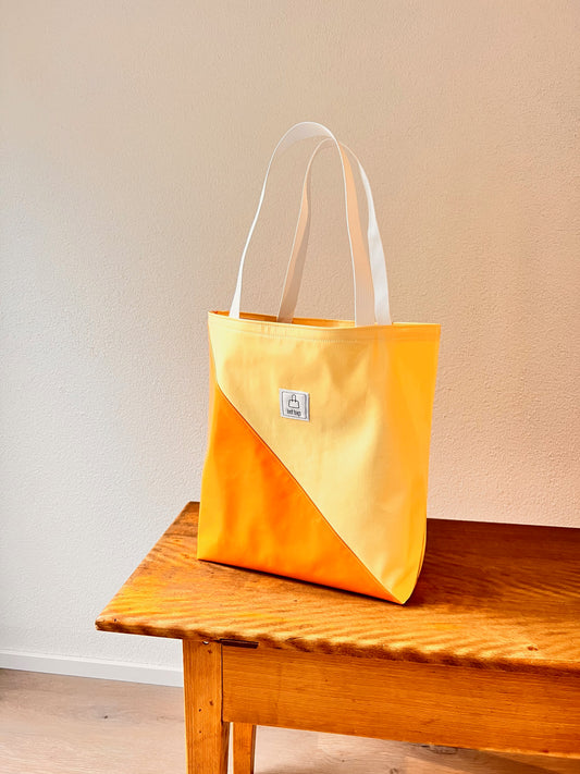 Shopper : Orange Yellow Cream